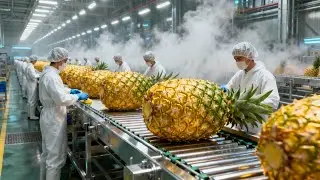 Inside a Modern Drying Facility: Fresh Pineapples to Golden Slices (Full Process)