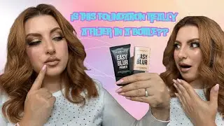 Huda Beauty Easy Blur Foundation and Primer. Are these really a filter in a bottle??