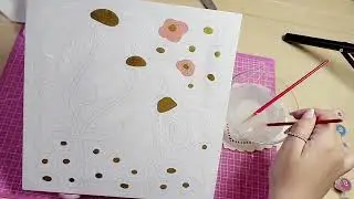 Part 1: $5 Paint By Number kit from #FiveBelow #diy #craft #satisfying #relaxing