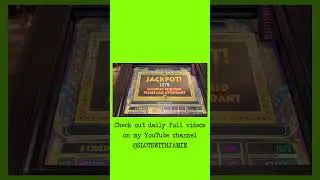 Check out daily high limit videos!  #highlimit #casino #slotmachine #highroller #highlimitslots