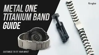 Metal ONE Band in TITANIUM for Galaxy Watch Active 2 (44mm)