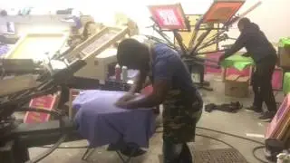 How To Screen Print A One Color Front One Color Back Rush Job