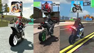 Ultimate Motocycle Simulator vs Motocycle Real Simulator vs xtreme motorbike - Bike Games Comparison