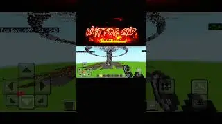 nuclear bomb in Minecraft hack video #skgamerz  #minecraft  #vrlshorts #viralvideo