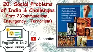 20. Social Problems in India & Challenges -2(Communalism, Insurgency, Terrorism)| 10thSS | GSEB