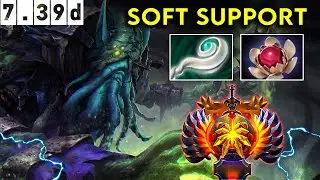 Necrophos Immortal Soft Support - Dota 2 Patch 7.39d Pro Pub Gameplay