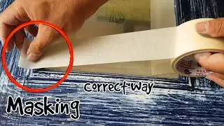 How To Mask Door/Windows Glass.