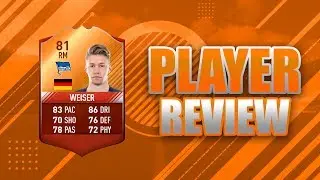 FIFA 17 - MOTM 81 RATED WEISER!!! PLAYER REVIEW!!! FIFA 17 ULTIMATE TEAM PLAYER REVIEW!!!