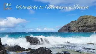 Makapuu Beach Park ⛱️ Makapuu Lookout  🌴 Hawaii 4K Driving