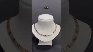 18k Rose Gold royal nawabi baht chain, bar chain, fabulous customized men's chain #chain #goldchain