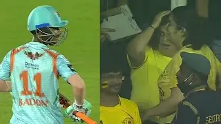 Ayush Badoni Six Hit CSK Fan Girl