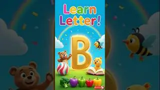 Learn Letter B with Fun Animals, Things & Veggies! | ABC Adventure for Kids