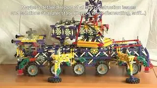 Knex mobile folding crane