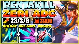 HOW TO PLAY CHALLENGER ZERI ADC | BEST ZERI ADC Build & Runes | ZERI Guide | ADC lol | xiao lao ban
