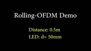 Rolling-OFDM Demo (Optical Camera Communication)