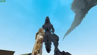 Zeus battles Godzilla Nemesis