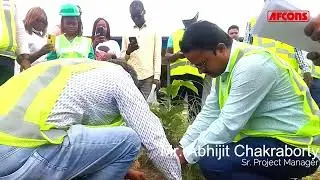 World Environment Day celebration Video at Gabon Road Project -5267. Afcons Infrastructure Limited