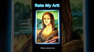 Recreating the Mona Lisa 🎨 With Oil Pastels #MonaLisa #oilpastelart #trendingshorts #art #Shorts