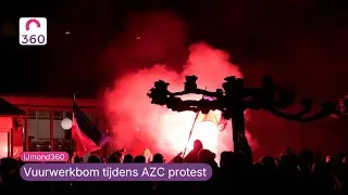 Vuurwerkbom tijdens AZC-protest legt raadsvergadering in Uitgeest stil