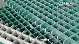FRP Grating Manufacture Step 8：Cutting FRP Panle to Different Size