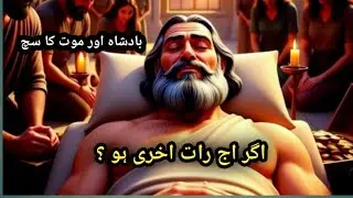 Agar Aaj Aakhri Raat Ho | Badshah Aur Maut Ka Sach | Rohani Kahani Jo Soch Badal De @QissaStories82 