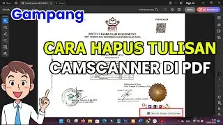 Cara Menghilangkan Tulisan CamScanner di PDF