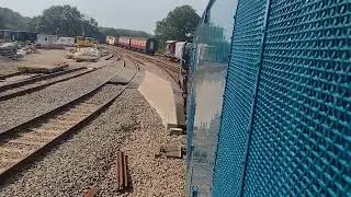 10 Sept 2023 and Skippy the sentinel shunting loco moves 73133 into the carriage shed for work
