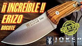 😱❗UN CUCHILLO QUE TE RECOMIENDO y SEGURO NO CONOCES ESTO..❗😱JOKER ERIZO MADERA DE BOCOTE