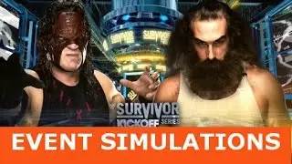 WWE 2K17 Simulation: Survivor Series 2016(kickoff show) - Kane vs. Luke Harper