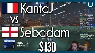 KantaJ (Rank 4 EU) vs Sebadam (Rank 13 EU) | $130 Rocket League 1v1