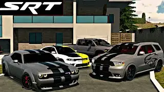 MY DODGE SRT COLLECTION! IN CAR PARKING MULTIPLAYER 🔥(charger hellcat, dodge durango,challenger..