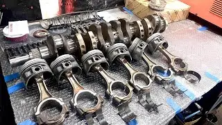 Подготовка к сборке двигателя 1JZ GTE Vvt
