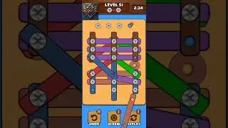 Nuts X Bolts and Screw Puzzle Level 51