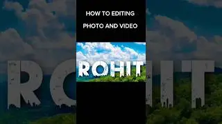 🔥Trending Viral Name Art video editing How to Name Art photo #trending @Rohit_Videographer_001