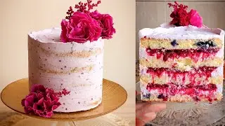 لاير كيك من الألف إلى الياء 🍰 دورة تعليم مجانية🥰 Naked cake ou nude cake
