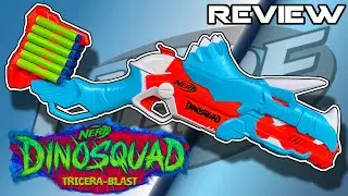 2021 NERF DINOSQUAD TRICERA-BLAST REVIEW - Dinosaurs are the new Aliens.