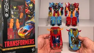 Transformers age of the primes Excellion review. Generations AOTP cybertron deluxe figure comparison