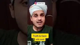 Truth & Dare with Crush 😍🤣 | Purple Patel | Shorts