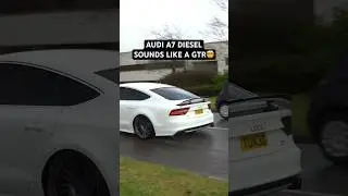 V6 Diesel Sounding Like A GTR🎵🔊 #shorts #audia7