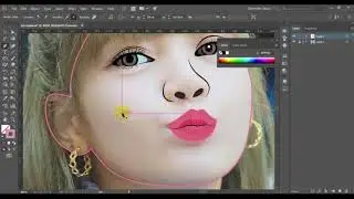 Lisa (BlackPink Member) Vector Tutorial Design - Adobe Illustrator CC 2018