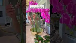 Check comments for link #orchid #diyprojects #diy #flowerarrangement