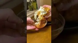 making JUMBO crab rangoon