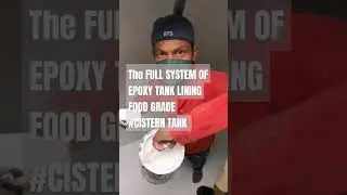 THE FULL SYSTEM OF EPOXY TANK LINING FOOD GRADE #CISTERN TANK #waterproofing