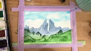 A Quick Hyrule Landscape Painting