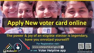 Apply New voter card online |  NVSP Official method | #shorts #youtubeshorts #trending