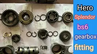 hero splendor gear box fitting | splendor gearbox fitting