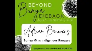 Adrian Bauwens   Bunya Indigenous Rangers - Beyond Bunya Dieback Symposium 2025