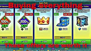 Buying The Entire Gem Fair Here's What To Buy 💎 | Pixel Gun 3D
