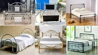 70+ роскошных стальных кроватей для спальни 2025 года || Идеи дизайна металлических кроватей