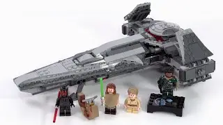 Обзор ситха-инфильтратора Дарта Мола из LEGO Star Wars! Уменьшенная версия 2024 года с минифигурк...